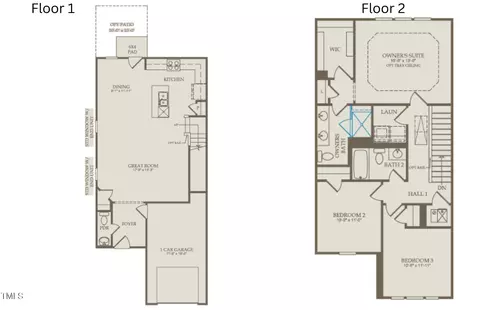 Floorplan - 4031 Kidd Pl, Durham, NC 27703 photo 1 of 1