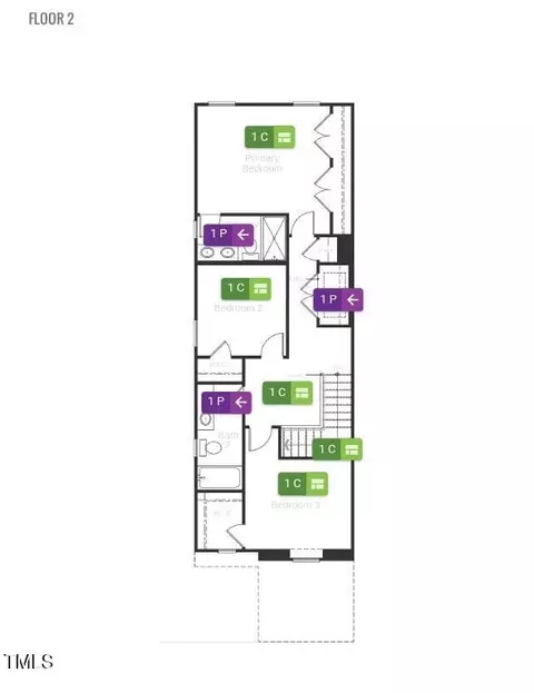 Floorplan - 1985 Rabbitbrush St, Durham, NC 27704 photo 2 of 3