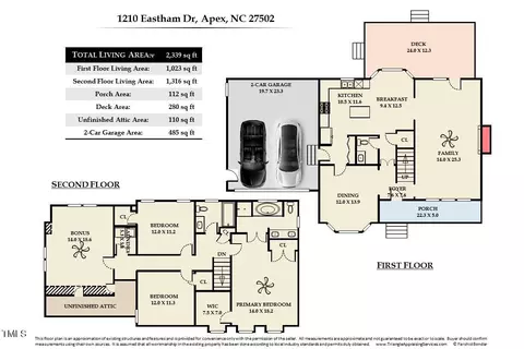 1210 Eastham Dr, Apex, NC 27502
