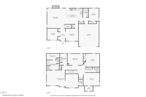 Floorplan - 195 Solomon Dr, Cameron, NC 28326 photo 1 of 1