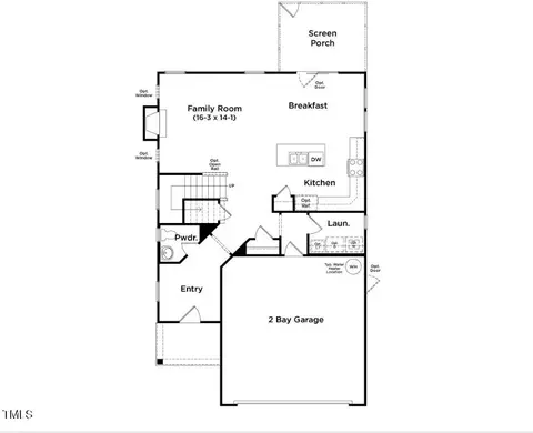 Floorplan - 88 Willow Cameron Way, Angier, NC 27501 photo 3 of 3
