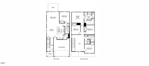 Floorplan - 644 Red River Dr, Garner, NC 27529 photo 2 of 2