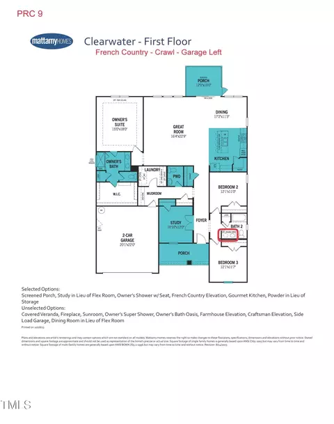 Floorplan - 47 Tee Time Ter, Benson, NC 27504 photo 1 of 3