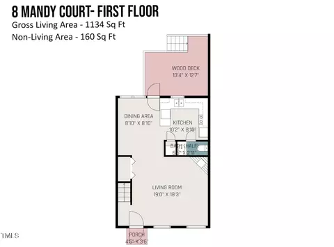 Floorplan - 8 Mandy Ct, Durham, NC 27707 photo 1 of 2