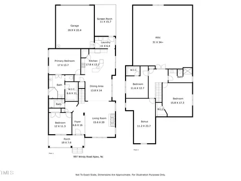 997 Windy Rd, Apex, NC 27502 photo 2