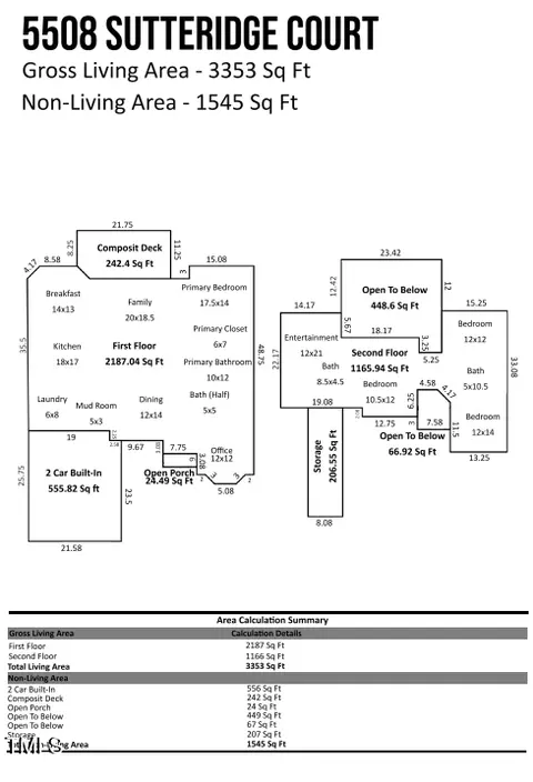 Floorplan - 5508 Sutteridge Ct, Durham, NC 27713 photo 1 of 1