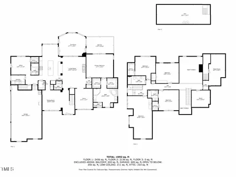 Floorplan - 7529 Tynewind Dr, Wake Forest, NC 27587 photo 1 of 1