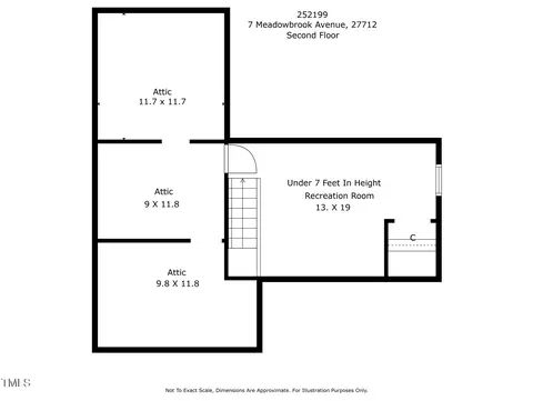Floorplan - 7 Meadowbrook Ave, Durham, NC 27712 photo 2 of 6