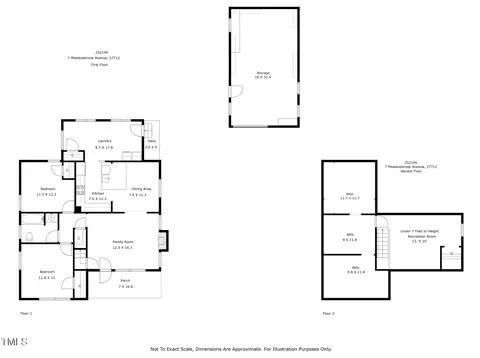 Floorplan - 7 Meadowbrook Ave, Durham, NC 27712 photo 3 of 6