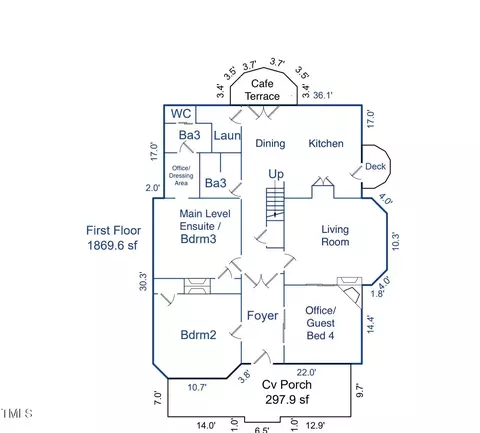 Floorplan - 210 E Trinity Ave, Durham, NC 27701 photo 2 of 3