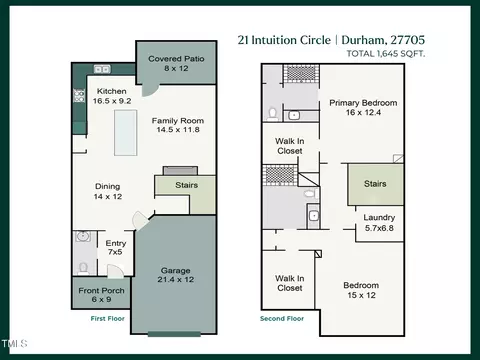 Floorplan - 21 Intuition Cir, Durham, NC 27705 photo 1 of 2