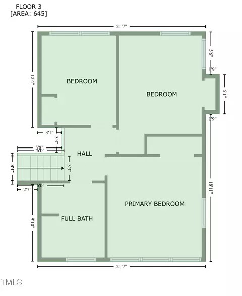 Floorplan - 100 Hillcrest Dr, Smithfield, NC 27577 photo 2 of 5