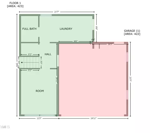 Floorplan - 100 Hillcrest Dr, Smithfield, NC 27577 photo 3 of 5