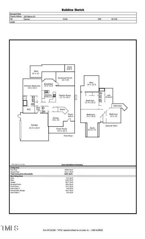 Floorplan - 320 Belve Dr, Garner, NC 27529 photo 1 of 2