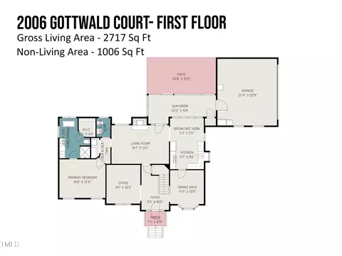 Floorplan - 2006 Gottwald Ct, Garner, NC 27529 photo 1 of 2