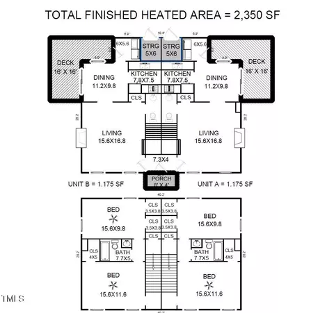Floorplan - 4316 American Dr, Durham, NC 27705 photo 2 of 2