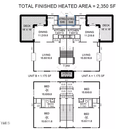 Floorplan - 4316 American Dr, Durham, NC 27705 photo 1 of 2