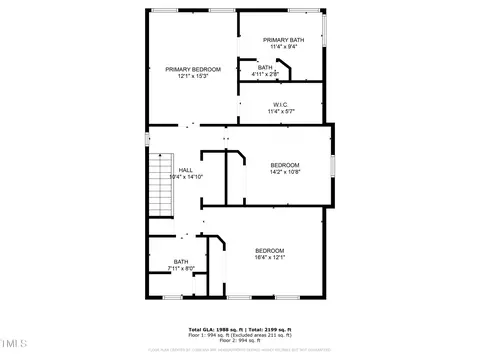 Floorplan - 524 Gardner St, Raleigh, NC 27607 photo 5 of 6