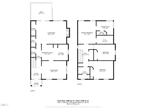 Floorplan - 524 Gardner St, Raleigh, NC 27607 photo 1 of 6