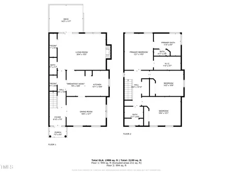 Floorplan - 524 Gardner St, Raleigh, NC 27607 photo 6 of 6