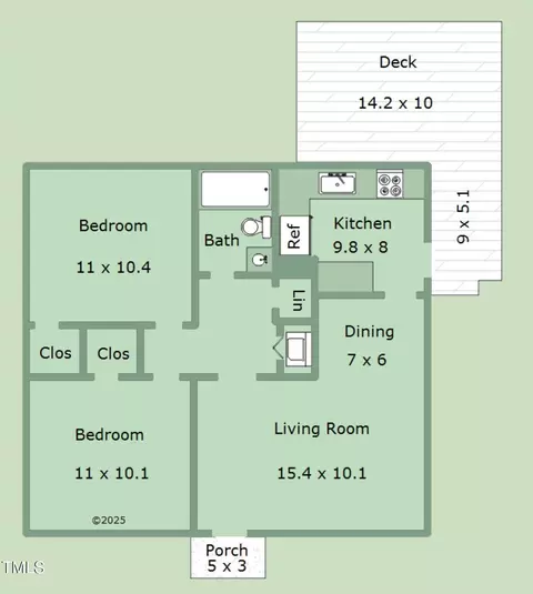 Floorplan - 1719 James St, Durham, NC 27707 photo 1 of 1