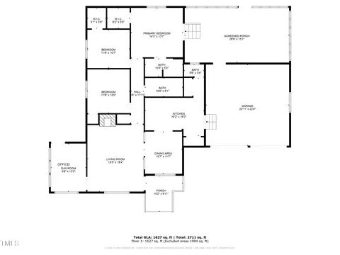 Floorplan - 109 Oak St, Pine Level, NC 27568 photo 1 of 2