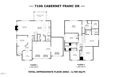 Floorplan - 7106 Cabernet Franc Dr, Willow Spring, NC 27592 photo 1 of 2