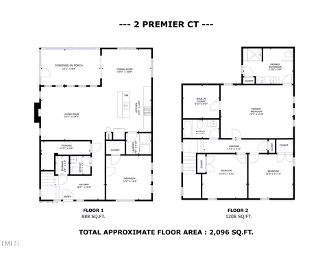 Floorplan - 2 Premier Ct, Durham, NC 27713 photo 1 of 2