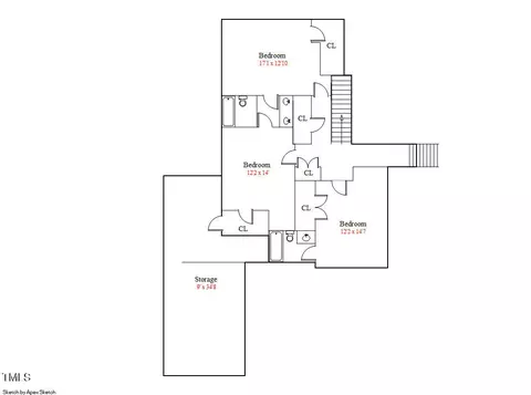 Floorplan - 7405 Portpatrick Ct, Wake Forest, NC 27587 photo 2 of 2