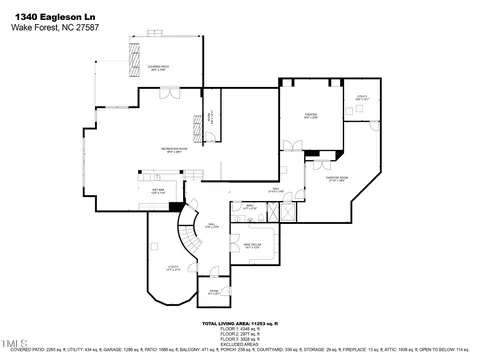 Floorplan - 1340 Eagleson Ln, Wake Forest, NC 27587 photo 3 of 5