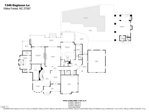 Floorplan - 1340 Eagleson Ln, Wake Forest, NC 27587 photo 1 of 5