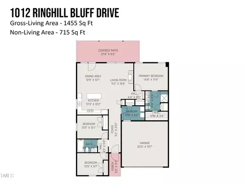 Floorplan - 1012 Ringhill Bluff Dr, Durham, NC 27704 photo 1 of 1