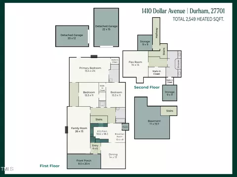 Floorplan - 1410 Dollar Ave, Durham, NC 27701 photo 2 of 2