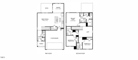 Floorplan - 645 Red River Dr, Garner, NC 27529 photo 1 of 1