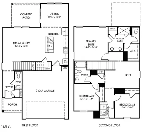 Floorplan - 645 Red River Dr, Garner, NC 27529 photo 1 of 2
