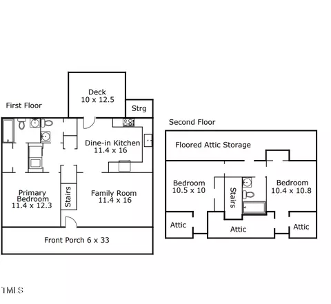 Floorplan - 819 Durkyn Pl, Wake Forest, NC 27587 photo 1 of 2