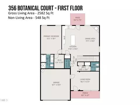 Floorplan - 356 Botanical Ct, Bunnlevel, NC 28323 photo 1 of 2