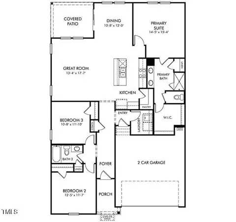 Floorplan - 194 Thistle Patch Pl, Angier, NC 27501 photo 1 of 2