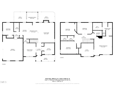 Floorplan - 895 November Ln, Willow Spring, NC 27592 photo 3 of 3