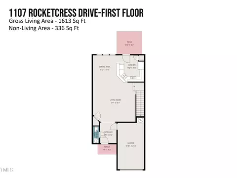 Floorplan - 1107 Rocketcress Dr, Durham, NC 27713 photo 3 of 4