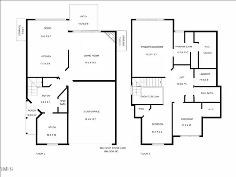 Floorplan - 8404 Split Stone Ln, Raleigh, NC 27613 photo 1 of 1