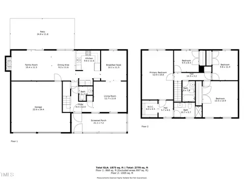 Floorplan - 7 York Ct, Durham, NC 27705 photo 1 of 1