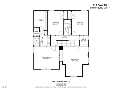 Floorplan - 312 Russ Rd, Smithfield, NC 27577 photo 2 of 4