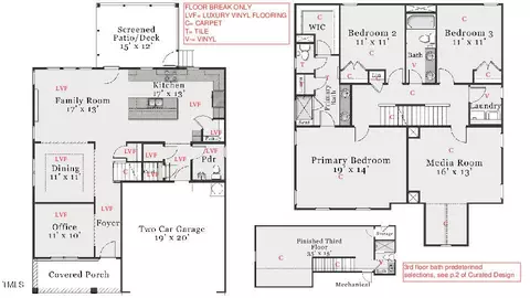 Floorplan - 5905 Genesee Dr, Durham, NC 27712 photo 1 of 1