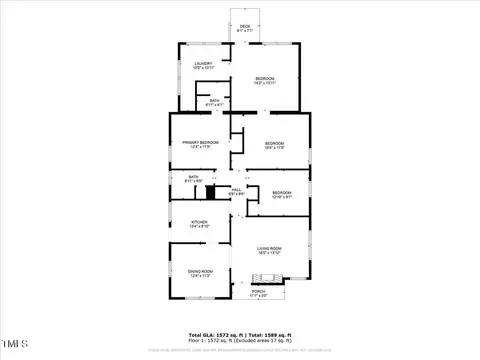 Floorplan - 710 S 2nd St, Smithfield, NC 27577 photo 1 of 1