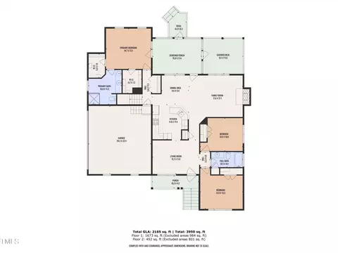 Floorplan - 5904 Clearsprings Dr, Wake Forest, NC 27587 photo 1 of 3