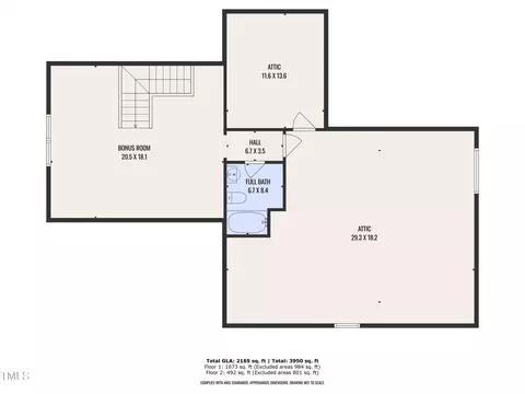 Floorplan - 5904 Clearsprings Dr, Wake Forest, NC 27587 photo 2 of 3