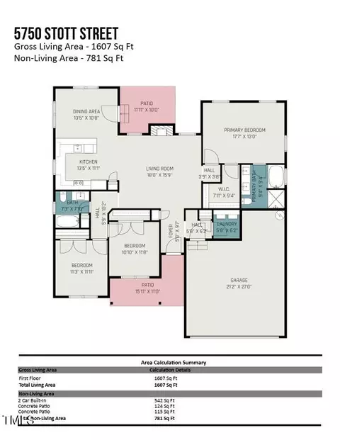 Floorplan - 5750 Stott St, Bailey, NC 27807 photo 1 of 1
