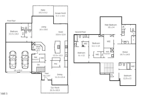 Floorplan - 1209 Birchbark Rd, Durham, NC 27705 photo 1 of 1