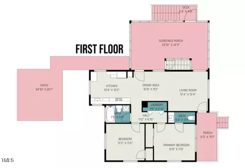 Floorplan - 404 Cecil St, Durham, NC 27707 photo 1 of 1